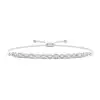 White Gold Friendship Diamond Bracelets