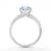 White Gold Gemstone Rings Diamond Engagement