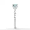 White Gold Gemstone Rings Diamond Engagement