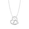 White Gold Heart Diamond Pendants