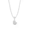 White Gold Heart Diamond Pendants