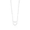 White Gold Heart Diamond Pendants
