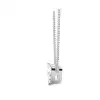 White Gold Heart Diamond Pendants