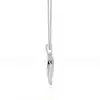 White Gold Heart Diamond Pendants