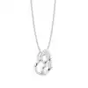 White Gold Heart Diamond Pendants