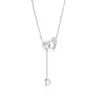 White Gold Heart Diamond Pendants