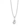 White Gold Heart Diamond Pendants