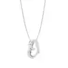 White Gold Heart Diamond Pendants