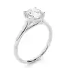 White Gold Solitaire Diamond Engagement Rings