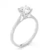 White Gold Solitaire Diamond Engagement Rings