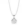 White Gold Solitaire Pendant Necklaces