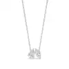 White Gold Solitaire Pendant Necklaces