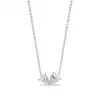 White Gold Solitaire Pendant Necklaces