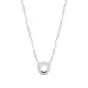 White Gold Solitaire Pendant Necklaces