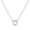 White Gold Solitaire Pendant Necklaces