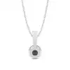 White Gold Solitaire Pendant Necklaces