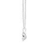 White Gold Solitaire Pendant Necklaces