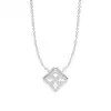 White Gold Solitaire Pendant Necklaces