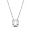 White Gold Solitaire Pendant Necklaces