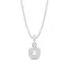 White Gold Solitaire Pendant Necklaces