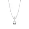 White Gold Solitaire Pendant Necklaces