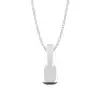 White Gold Solitaire Pendant Necklaces