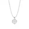 White Gold Solitaire Pendant Necklaces