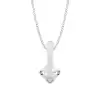 White Gold Solitaire Pendant Necklaces
