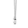 White Gold Solitaire Pendant Necklaces