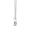White Gold Solitaire Pendant Necklaces