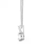 White Gold Solitaire Pendant Necklaces