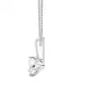 White Gold Solitaire Pendant Necklaces