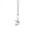 White Gold Solitaire Pendant Necklaces