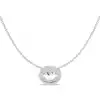 White Gold Solitaire Pendant Necklaces