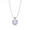 White Gold Solitaire Pendant Necklaces