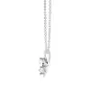 White Gold Solitaire Pendant Necklaces