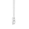 White Gold Solitaire Pendant Necklaces