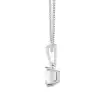 White Gold Solitaire Pendant Necklaces