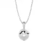 White Gold Solitaire Pendant Necklaces