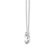 White Gold Solitaire Pendant Necklaces