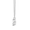 White Gold Solitaire Pendant Necklaces