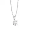 White Gold Solitaire Pendant Necklaces