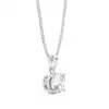 White Gold Solitaire Pendant Necklaces