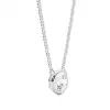 White Gold Solitaire Pendant Necklaces