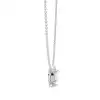 White Gold Solitaire Pendant Necklaces