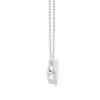 White Gold Solitaire Pendant Necklaces