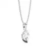 White Gold Solitaire Pendant Necklaces
