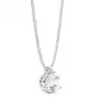 White Gold Solitaire Pendant Necklaces