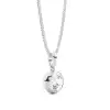 White Gold Solitaire Pendant Necklaces