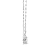 White Gold Solitaire Pendant Necklaces